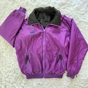 Medium Mens Purple Reversible Columbia Winter Ski/Winter Jacket